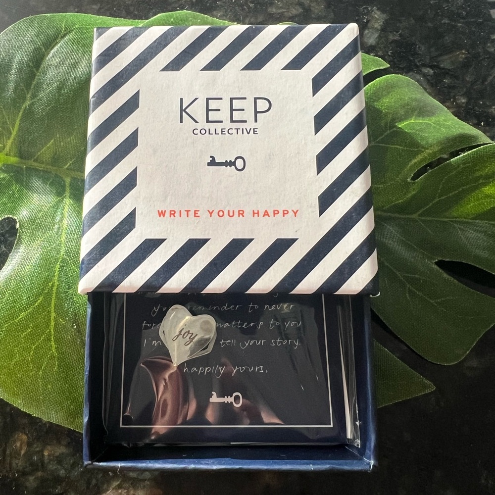 Keep Collective Joy Engraved Heart Charm